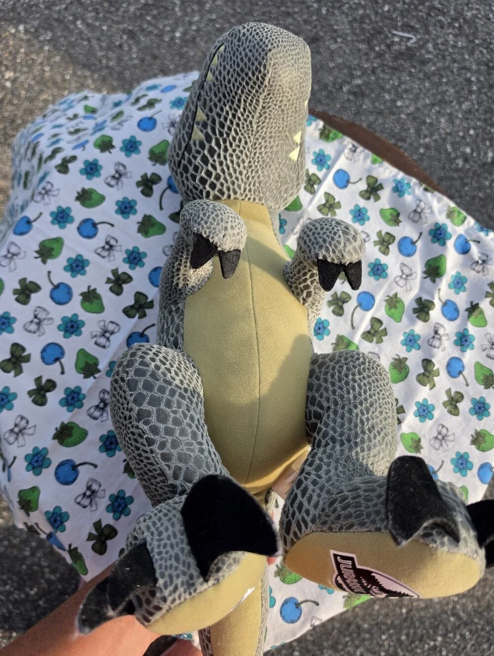 Build-A-Bear Jurassic World Blue Velociraptor Dinosaur Plush BABW Raptor